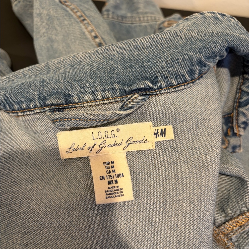 Embroidered Blue Jean Jacket - Picture 5 of 6